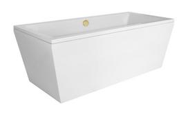 Vonia, laisvai pastatoma Besco Vera, 170 cm x 75 cm x 61.5 cm, stačiakampis, balta sp.