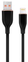 Laidas Gembird Premium silicon USB Type-A Male (vyriška), Lightning Male (vyriška), 1.5 m, juoda sp.