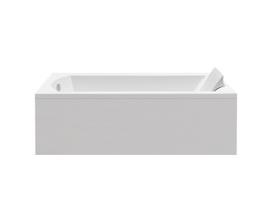 Vonia, laisvai pastatoma Besco Shea, 170 cm x 70 cm x 58.5 cm, stačiakampis, balta sp.
