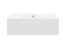 Vonia, kampinė Besco Vitae, 160 cm x 75 cm x 55.5 cm, stačiakampis, balta sp.