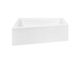 Vonia, kampinė Besco Intima, 150 cm x 85 cm x 55.5 cm, kairinė, balta sp.