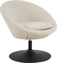 Krėslas Center Apia 453, juoda sp./rusva sp., 72 cm x 82 cm x 81 cm