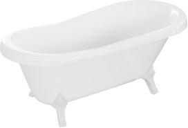 Vonia, laisvai pastatoma Mexen Retro, 170 cm x 75 cm x 75 cm, ovalas, balta sp.