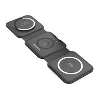 Belaidis indukcinis įkroviklis Choetech T588-F, USB Type C, 26 cm, juoda sp., 15 W