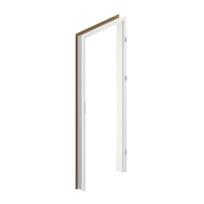 Durų stakta Porta S E, 203.8 cm x 84.6 cm x 23 cm, kairinė, wenge white sp.