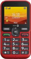 Mygtukinis telefonas Doro Leva L11, 128MB, raudona sp.
