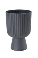 Gėlių vazonas Form Plastic KELI MIKA 5125-014, plastikinis, Ø 17.8 cm, antracito sp.