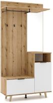 Prieškambario spinta Nordic, ruda sp., 40 cm x 100 cm x 204 cm