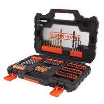 Grąžtų komplektas Black & Decker A7231, medienai/betonui, hss-tin, cilindrinis, 1.5 mm