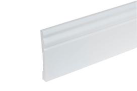 Grindjuostė Cezar LPC-08, 244 cm x 9.4 cm x 1.22 cm, balta dažoma sp.
