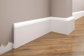 Grindjuostė Cezar LPC-50, 244 cm x 6 cm x 1.4 cm, balta dažoma