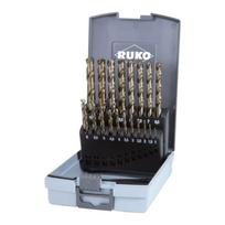 Metalo grąžtas Ruko, plienui/nerūdijantysis plienas/aliuminiui, hss-g, cilindrinis, 1 mm