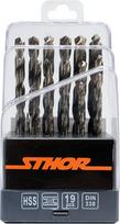 Grąžtų komplektas Sthor, medienai/metalas/aliuminiui, hss, cilindrinis, 1 mm
