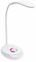Darbo stalo šviestuvas GTV Galactic LB-GAL3WRU-10, LED, 3W, balta sp./balta sp.