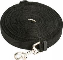 Šuns pavadėlis LeanToys Leash, juoda sp., S-M