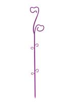 Lazdelė orchidėjoms remti Garden Center 0308PS-T04, 59 cm x 9.5 cm, plastikas, violetinė sp.