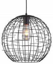 Šviestuvas kabinamas GTV Viela 2, E27, 1 x 40 W, juoda sp., 35 x 35 cm