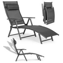 Lauko gultas MultiGarden ZRL020, pilka sp., 180 cm x 64 cm x 66 - 94.5 cm