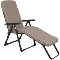 Lauko gultas Patio Modena H024-04PB, antracito sp./smėlio sp., 142 cm x 59 cm x 105 cm