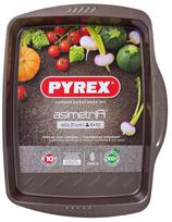 Kepimo skarda Pyrex Asimetria, juoda sp., 40 cm x 31 cm