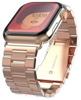 Laikrodžio dirželis Swissten Metal Strap for Apple Watch, aukso sp.