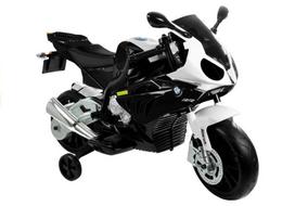 Vaikiškas elektrinis motociklas Lean Toys BMW S1000RR, juoda sp.