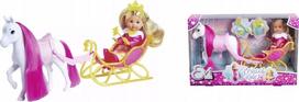 Lėlė su priedais Simba Evi Love Princess Ride 573-3701, 12 cm, įvairių spalvų