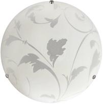 Šviestuvas lubų Candellux Lighting Mangano 13-16782, E27, 1 x 60 W, balta sp. / nerūdijančiojo plieno sp., 30 x 30 cm