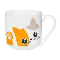 Puodelis Ambition Kitty, ruda sp./balta sp., 0.44 l