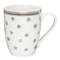 Puodelis Ambition Art Deco Stars, balta sp./juoda sp./rusva sp., 0.36 l