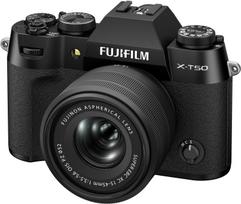 Skaitmeninis fotoaparatas Fujifilm X-T50/XC15-45mm, juoda sp.