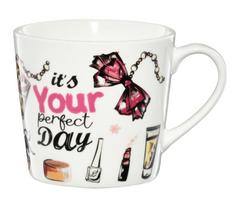 Puodelis Ambition Fashion Your Day, įvairių spalvų, 0.4 l