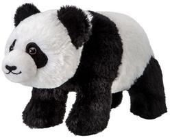 Pliušinis žaislas panda Wild Planet All About Nature, balta sp./juoda sp., 25 cm