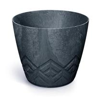 Gėlių vazonas Prosperplast ARECO BETON DARE200E-S433, plastikinis, Ø 19.8 cm, antracito sp.