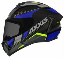 Motociklininko šalmas Axxis Draken WIND B7, M (57-58 cm), mėlyna sp./juoda sp.
