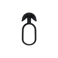 Augalų tvirtinimo žiedai Bradas Anchor Rubber Tie Epdm, 4 cm x 0.4 cm, 4 cm, guma, juoda sp., 50 vnt.