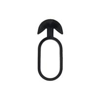 Augalų tvirtinimo žiedai Bradas Anchor Rubber Tie Epdm, 5 cm x 0.4 cm, 5 cm, guma, juoda sp., 50 vnt.