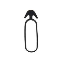 Augalų tvirtinimo žiedai Bradas Anchor Rubber Tie Vmq, 3 cm x 0.4 cm, 3 cm, guma, juoda sp.