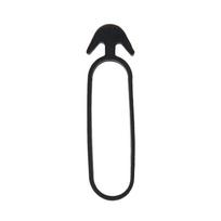 Augalų tvirtinimo žiedai Bradas Anchor Rubber Tie Vmq, 5 cm x 0.4 cm, 5 cm, guma, juoda sp.