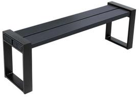 Lauko suoliukas DM Grill Loft SL026, juoda sp., 160 cm x 35 cm x 46 cm