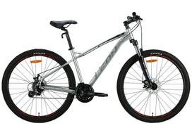Dviratis kalnų Leon TN-90DD, 29 ", 18" rėmas, sidabro sp.