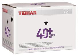 Stalo teniso kamuoliukas Tibhar 40+ Syntt, 40 mm, 72 vnt.