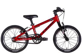 Vaikiškas dviratis, vaikų Leon GO Vbr, juoda sp./raudona sp., 8", 16"