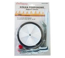 Papildomas ratukas CarCommerce, plastikas, balta sp./juoda sp., 12", 2 vnt.