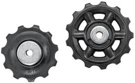 Galiniai pavarų perjungiklio ritinėliai Shimano Tourney RD-A070, metalas, juoda sp., 2 vnt.