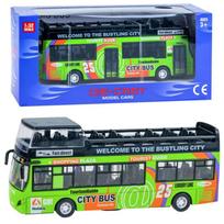 Žaislinis autobusas, 1:32, žalia sp.