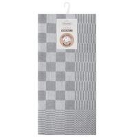 Virtuvinių rankšluosčių rinkinys SCB2-03, balta sp./sidabro sp., 70 cm x 50 cm, 2 vnt.
