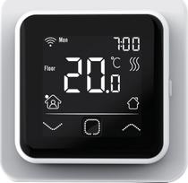 Programuojamas šildymo termostatas THERMOVAL TVT 40 CB WiFi, įleidžiamas į sieną, balta sp., 8.6 cm, 5 - 40 °C