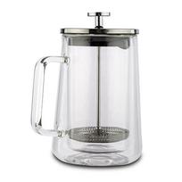 Kavinukas French Press Nava Acer, 1 l, skaidri sp./sidabro sp.