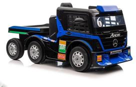 Vaikiškas elektrinis sunkvežimis Lean Toys Mercedes Mercedes, tamsiai mėlyna sp.